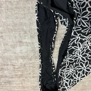 Nasty Gal Women 4 Floral Textured Black Cut out One Piece Swimsuit Strapless New thumbnail 8