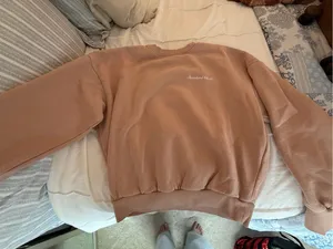 Urban Outfitters Standard Cloth Men’s Crewneck Sweatshirt in Dusty Rose thumbnail 3