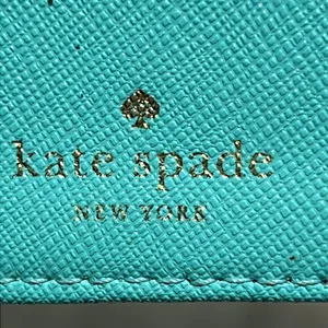 KATE SPADE Cherry Lane Stacy Bright Beryl‎ Leather Wallet thumbnail 7