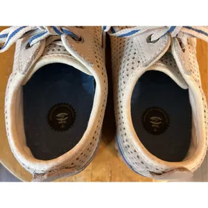 Simple Women Khaki Woven Lace Up Suede Sneaker Shoe Women's Size 8 thumbnail 5