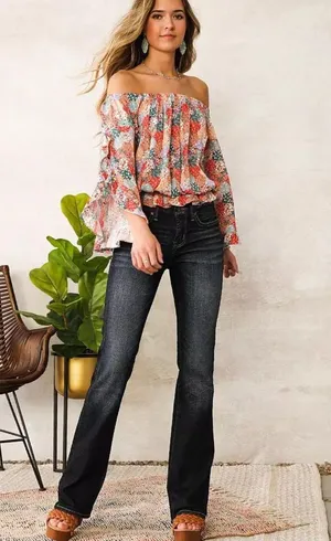Patchwork Ruffle Top thumbnail 5