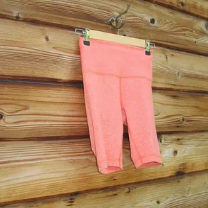 NWOT Lululemon Wunder Train High Rise Shorts 8” Crunch Warm Coral thumbnail 3