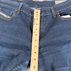 Y2k Diesel Industry Womens Dark Wash Stretch Straight Leg Jeans Size 33 x 32 thumbnail 5