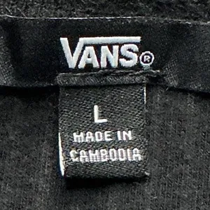 Vans Womens Ribbed Short Sleeve Crop Top Black Size L thumbnail 6