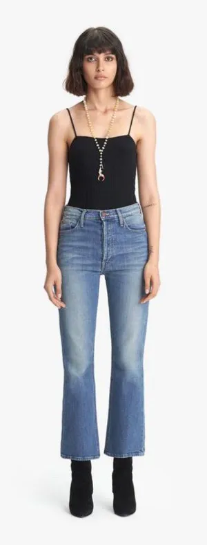 Mother Denim The Tripper Flare Jeans Embroidered Butterfly Wander Dust Y2K 28 thumbnail 1
