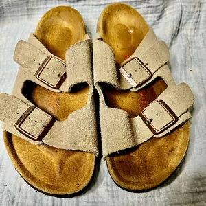 Birkenstock Arizona Vintage High Arch Footbed Suede Sandals thumbnail 1
