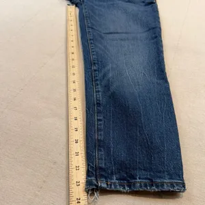 Abercrombie‎ & Fitch | Boyfriend Mid Rise Blue Jeans Distressed | Women's 26/2S thumbnail 5