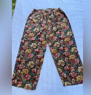 Victoria's Secret Multicolor Paisley Pants thumbnail 1