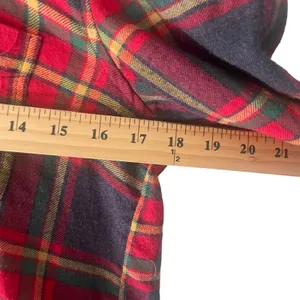 American Eagle Women's Size Small Amazingly‎ Soft Red Plaid Flannel Button Up thumbnail 7
