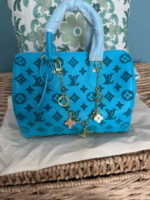 Blue handbag see description thumbnail 5