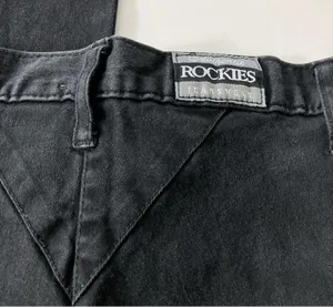 Rockies | Vintage Relaxed Black Denim High Waist Jeans 29 thumbnail 7