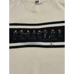 Vintage M2 Girl Club Collection Sweater Womens Small Medium Embroidered Golf thumbnail 2