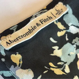 ABERCROMBIE & FITCH Women’s Long Sleeve Floral Mini Dress‎ Size Large Like New thumbnail 6