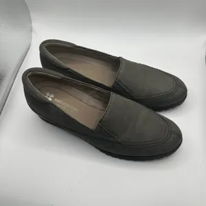 Naturalizer N5 Contour Womens 8M Grey Leather Slip On Wedge Loafers Shoes thumbnail 2