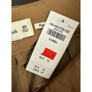 Abercrombie‎ & Fitch Vegan Leather Shorts Womens XS Camel Tan High Waist HE25 thumbnail 7