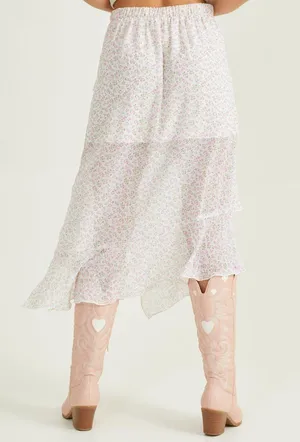 NWT Altar’d State Bella Floral Midi Skirt thumbnail 2