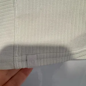 Lululemon ribbed softstreme‎ off white tank top thumbnail 3