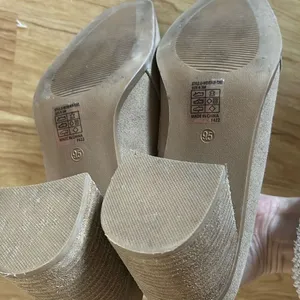 JOIE Wevenly Suede Block Heel Shoe Tan Slip On Chunky Square Toe Loafer size 9.5 thumbnail 3