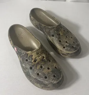 Crocs Freesail‎ Realtree Camo Mules Slip On Shoes Women's Size 10 Comfort thumbnail 1