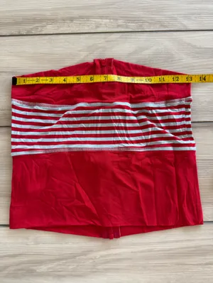 I AM GIA Blare Zip Up Boob Tube Top Red Medium NWT IN PACKAGE thumbnail 12