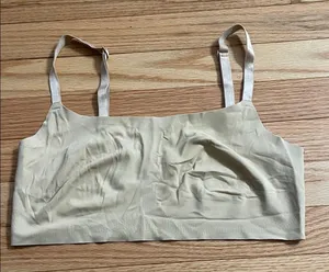 Calvin Klein Beige seamless unlined bra thumbnail 1