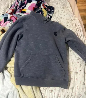 Grey Carhartt Hoodie XS Women’s Relaxed Fit thumbnail 1