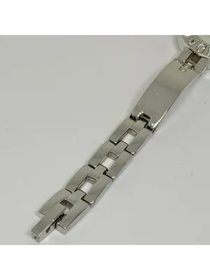 FMD silver tone women watch 22mm crystals quartz analog up to 7.5” running thumbnail 5