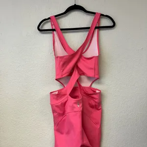 Free People Movement Back It Up Onesie in Dragonfruit Size Medium thumbnail 4
