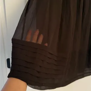 J. Crew Strapless silk Dark Brown Dress thumbnail 2