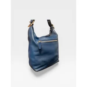 Authentic Coach Legacy Large Candace Tassel Carryall Tote Duffel bag Blue thumbnail 7