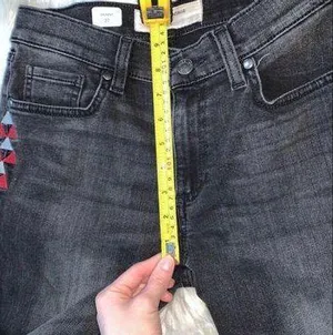 Vintage Embroidered Denim Skinny Jeans 27 thumbnail 7