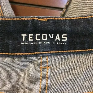 Tecovas high rise straight jeans 30 dark wash thumbnail 7
