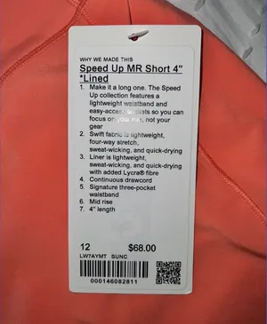 Lululemon Speed Up Shorts thumbnail 4