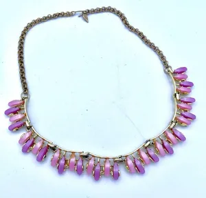 Vintage Pink/Purple Necklace thumbnail 3