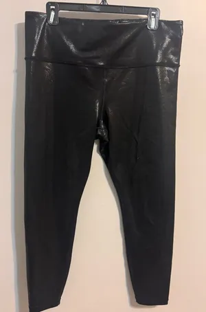 Athleta‎ Black Elation Shine Tight Leggings Women's XL thumbnail 1