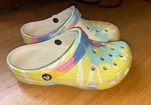 CROCS Classic Clog - Yellow Multi Tie-Dye thumbnail 1