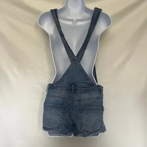 Empyre Cora Denim Y2K Jean Women Shortalls Sz 5 Grunge Indie Distressed Raw thumbnail 9
