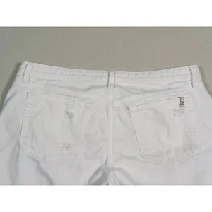 Joe’s Jeans Womens Azami Denim Midi Shorts Size 30 White Distressed Casual thumbnail 5