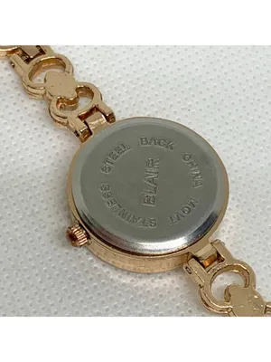 Blear women’s watch rose gold tone 24mm quartz rhinestones up to 7.5” running thumbnail 6