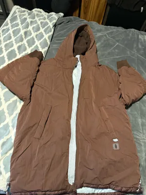 FP Movement brown puffer jacket with hood, size XL puffer #outerwear thumbnail 1