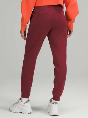 Lululemon Women’s Scuba High-Rise Jogger Pants Cotton Terry Mulled Wine 14 thumbnail 2