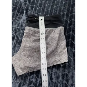 Lululemon Women's Run Time Shorts Athletic with Liner Black Gray Size 6 thumbnail 9