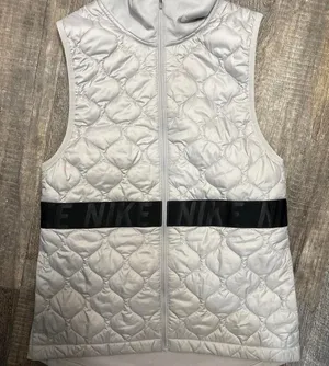 Nike XS running‎ white puffer vest thumbnail 1