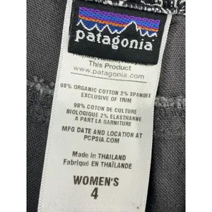 Patagonia Women's Mauve Taupe Cargo Style Pants Organic Cotton Size 4 EUC!!! thumbnail 4