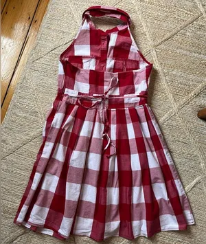 Red and White Checked Dress by Pretty Good thumbnail 3