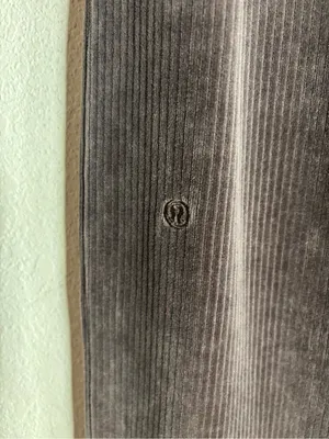 Lululemon Scuba Mid-Rise Wide-Leg Pant Velvet Cord Espresso size 10 thumbnail 5