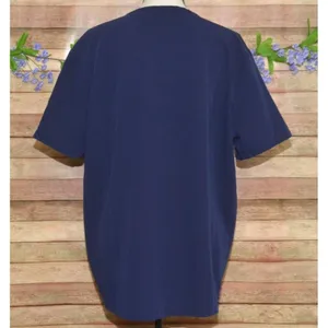FIGS Ladies Technical Blue V-Neck Short Sleeve Scrubs Shirt Top Size XL Workwear thumbnail 7