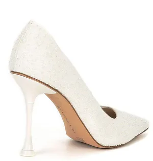 Gianni Bini Bridal Collection TheaThree Pearl Scalloped Pointed Toe Pumps thumbnail 2