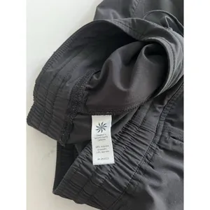 Athleta La Viva Pant Black Ruched Jogger Pants Women’s Size 8P thumbnail 5