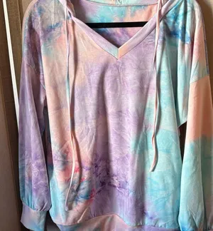 FINAL MARKDOWN Pastel Tie-Dye Women's Hoodie medium thumbnail 1